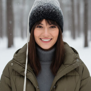 کلاه اسکارفی برفکی 30178