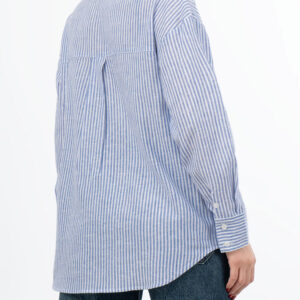 شومیز لینن راه راه زنانه 3001480