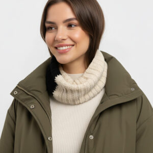 شال رینگی دو رنگ 23019